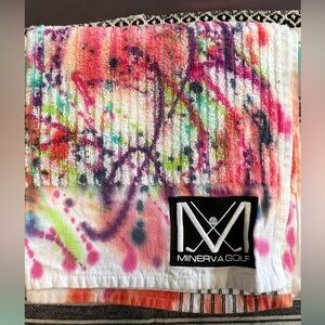 Minerva Golf Tie Dye Golf Towel